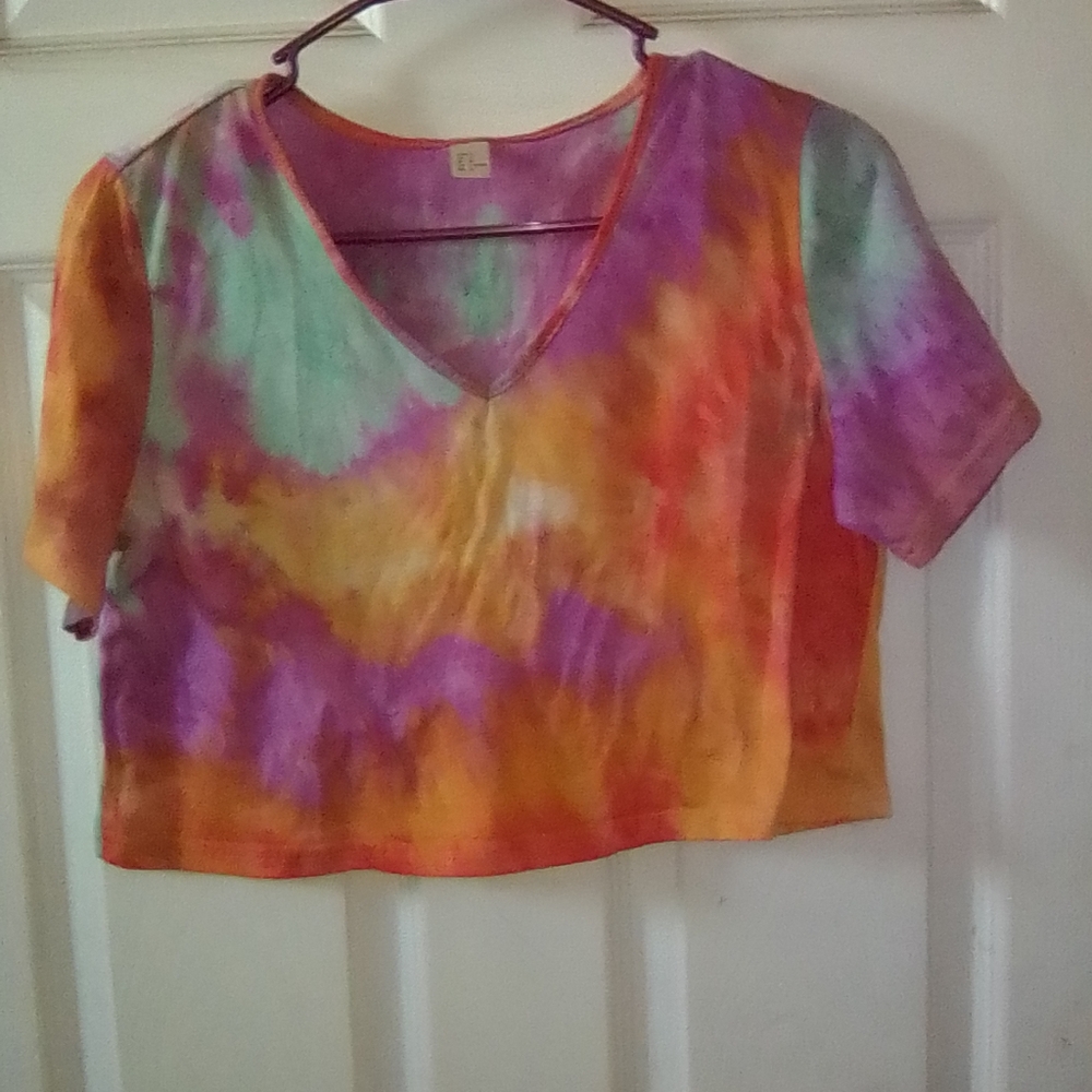 Tie-Dye Crop Top